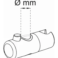 Glider 24mm Krom