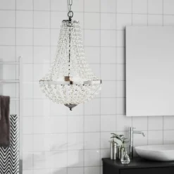 Gränsö Taklampa IP44 Krom/Transparent
