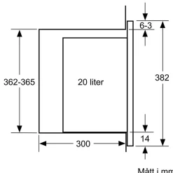 HB271ABS3 + BF525LMB1 Rostfri med Pyrolytisk Rengöring