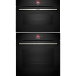 HBG7721B1 + CMG7241B1 Serie 8 Svart