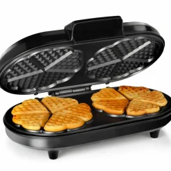 Hjärtformade 1200W WF-2120 med Justerbar Termostat - Svart