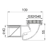 Horisontell G32/G40xØ40