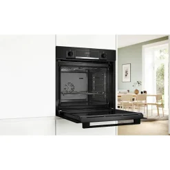 HQA534BB3 Serie 4 Svart med Ångfunktion och Avancerad Varmluftsteknik