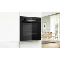 HQA534BB3 Serie 4 Svart med Ångfunktion och Avancerad Varmluftsteknik