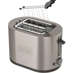 Inox 2-Slots 900W Rostfritt Stål