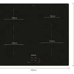 iQ100 EU611BEB5E Svart 60cm med Barnspärr