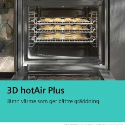iQ100 HB010FBR1S Rostfri med Jämn Värmespridning