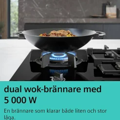 iQ700 med stepFlame Svart 90cm med Smart Uppkoppling