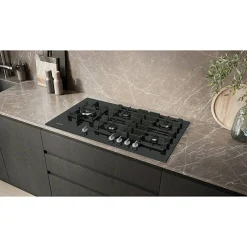 iQ700 med stepFlame Svart 90cm med Smart Uppkoppling
