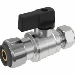 Kulventil Uni Push Ax16Xcu10