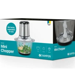 1,2L 400W Glasskål MC310 Rostfri