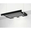 LFP326FB Svart 60 cm med LED-belysning