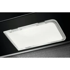 LFP326FB Svart 60 cm med LED-belysning