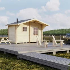 Lillevilla Kulovesi 7,6 m² Fristående Utebastu i Trä