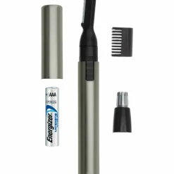 Lithium Trimmer 5640-101 för Öron, Näsa, Ögonbryn i Metallisk
