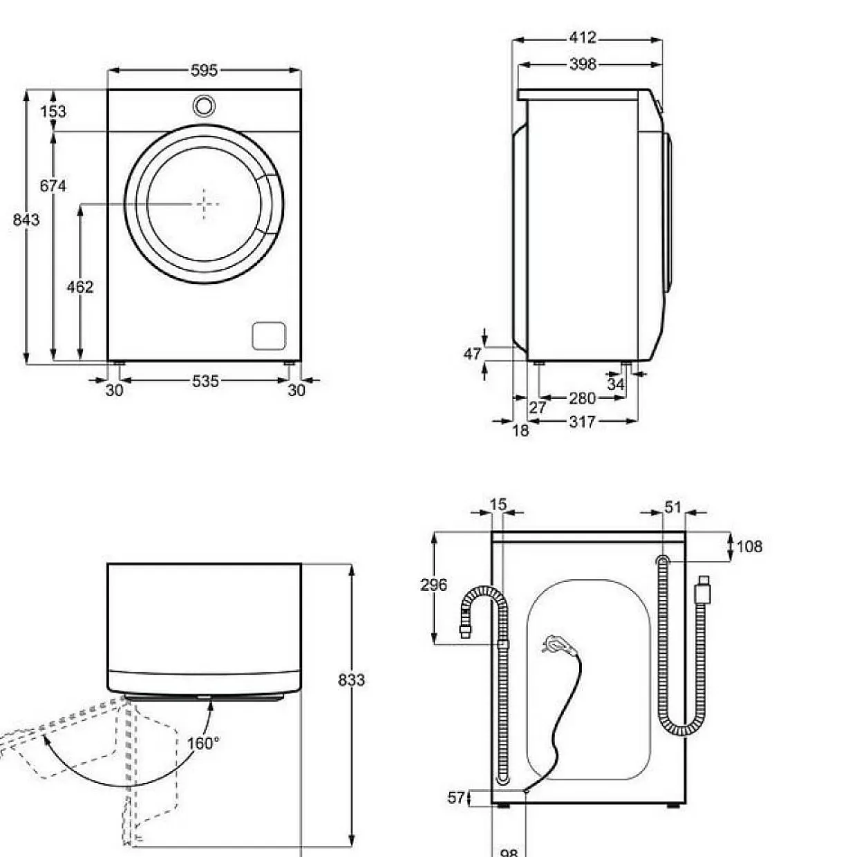 LSR636O62G 6000 Serien 6 Kg