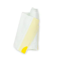 3L Vit Plastpåse med Knytband