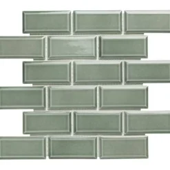 Metro Green/Grey 5x10 cm