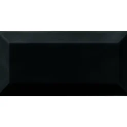 Metro Svart Matt 7,5x15 cm