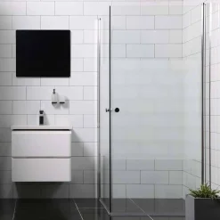 Mångsidig Rak Dörr + Rak Dörr Delvis Frostat Glas