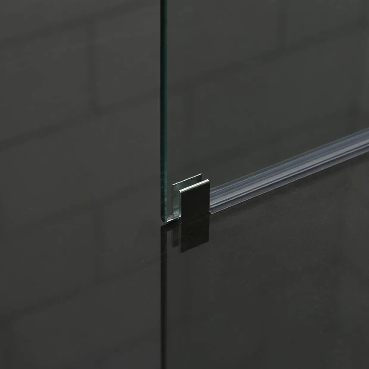 Mångsidig Rak Vägg Delvis Frostat Glas