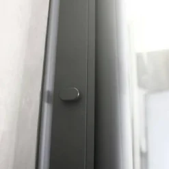 Mångsidig Rak Vägg Klar glas + Rak Dörr Mellan Vägg Svart