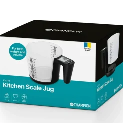 Måttbägare 3kg 1200ml KV310 Svart