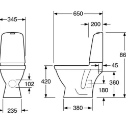 Nautic 1510 Hygienic Flush