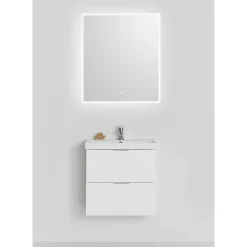 Neat med Lådor och Spegel Store Square LED