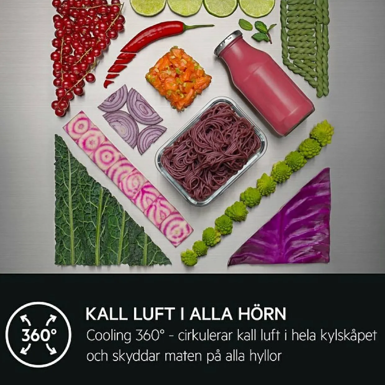 ORK8M391DL Svart med Cooling 360° och CustomFlex®