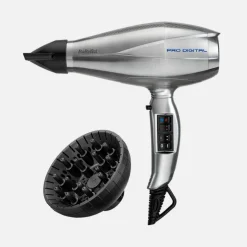 Pro Digital 6000E Hårtork med Diffuser & 2 Fönmunstycken