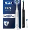 Pro3 Duo Black/White med Timerfunktion & 3 Borsthuvuden