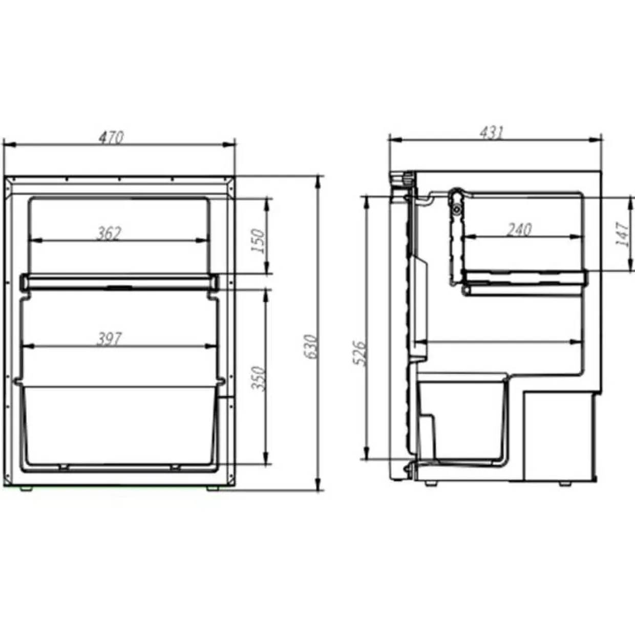 Pro 65L 12/24V Silver