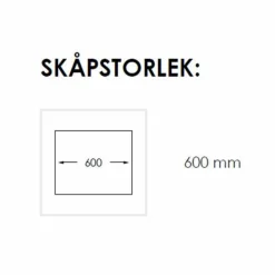 Radius Solid 500 för Kök och Tvättstuga, Rostfri