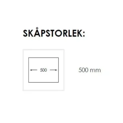 Radius 450 X Rostfri för Kök och Tvättstuga