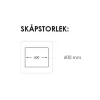 Radius 550 X Rostfritt Stål för Kök och Tvättstuga