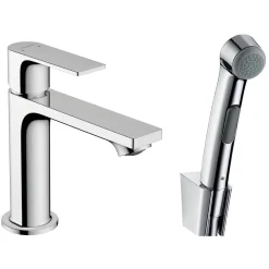 Rebris E 1-grepps 110 med Handdusch och Duschslang 160 cm utan Bottenventil