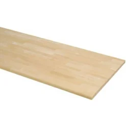 Robust Massiv Obehandlad Skiva Björk
