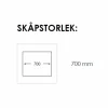 Rubin NR 700 Rostfri Infällnad för Kök och Tvättstuga