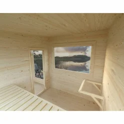 Sanna 13,5 m² Fristående Byggsats med Pulpettak