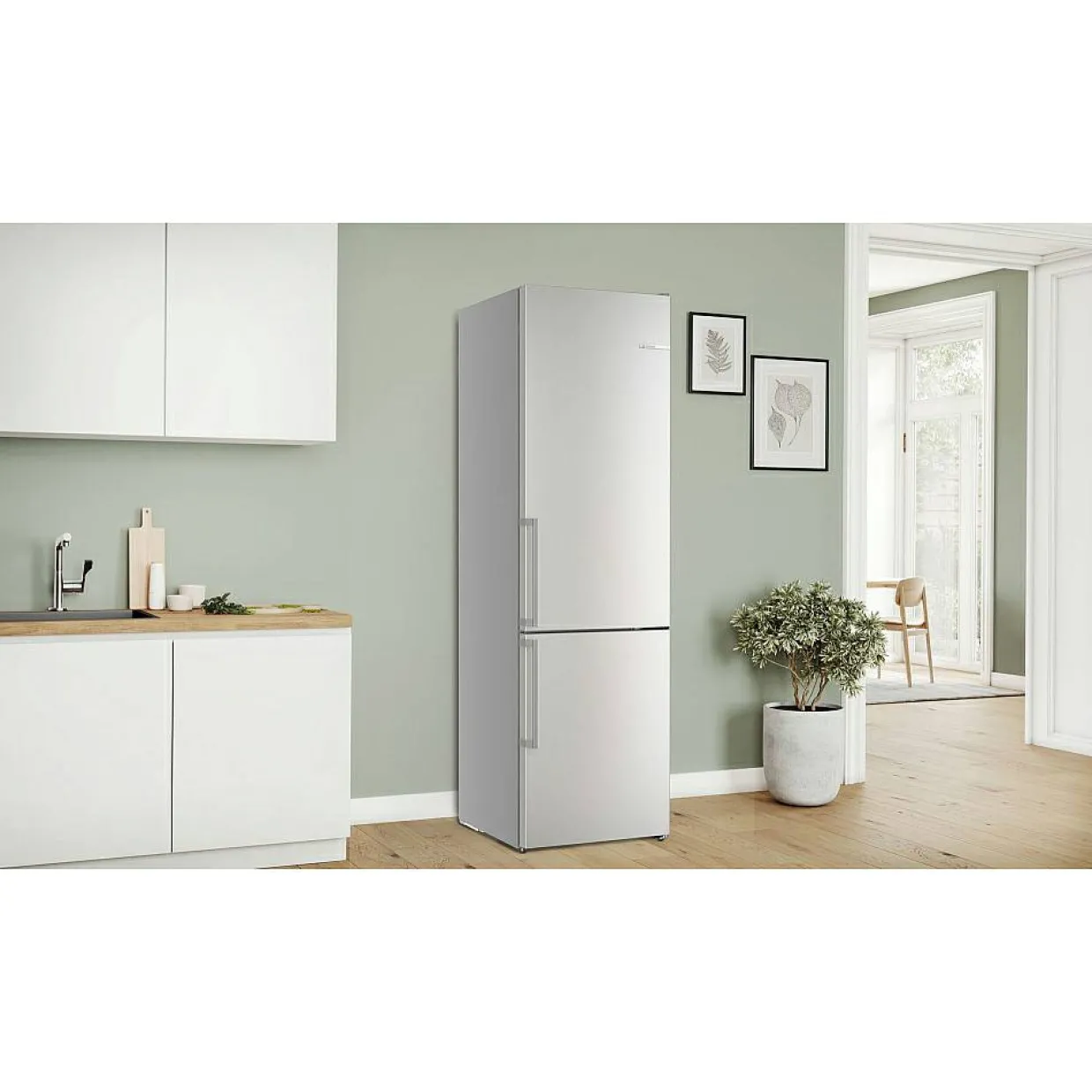 Serie 6 KGN39AIAU Rostfri med LED-Belysning