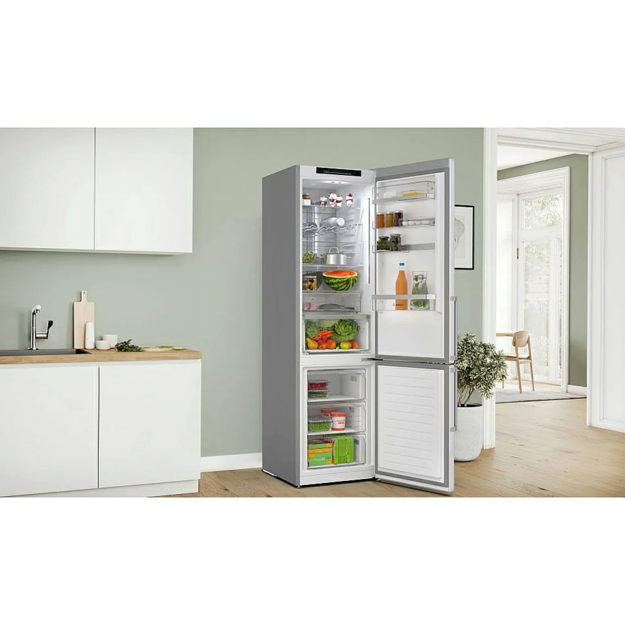 Serie 6 KGN39AIAU Rostfri med LED-Belysning