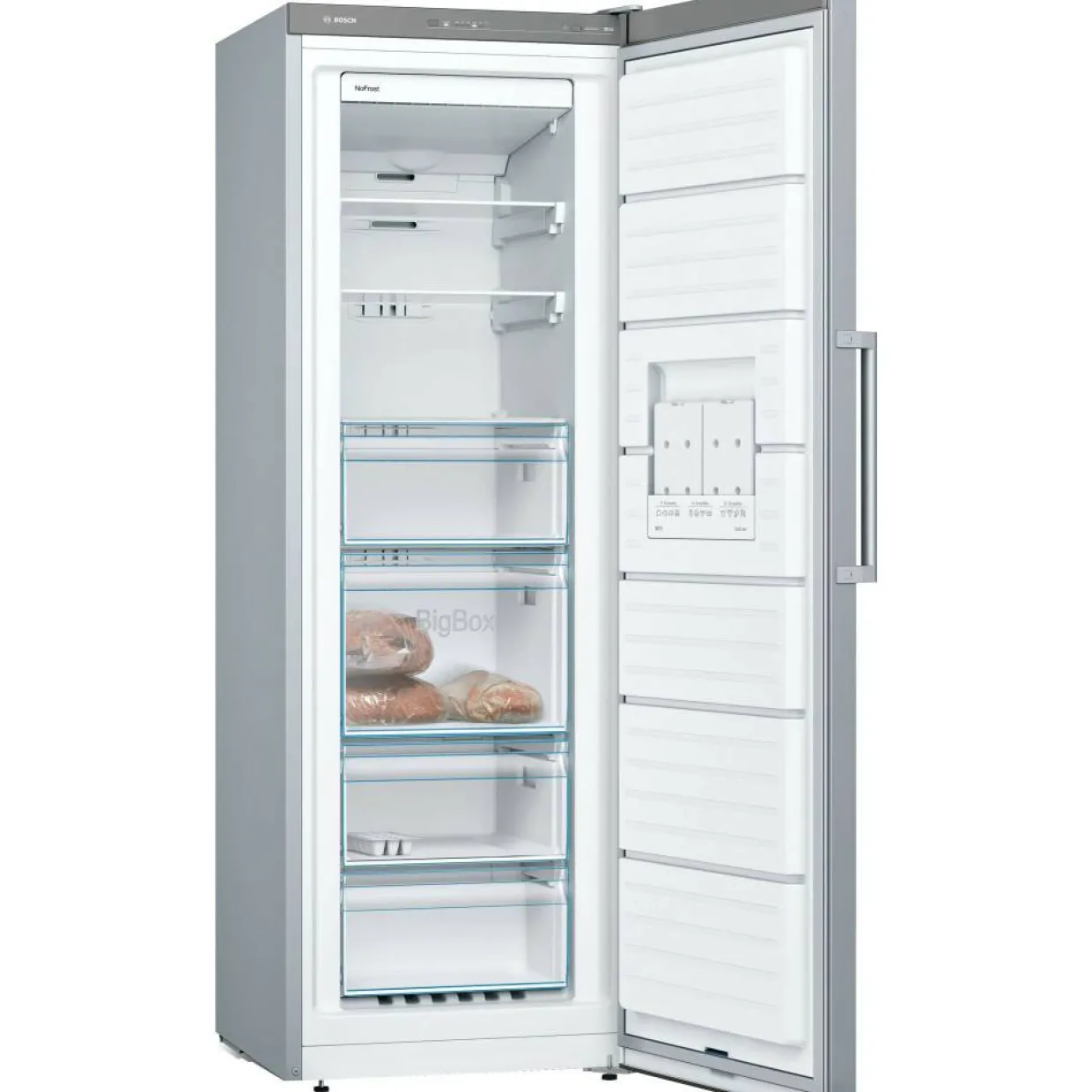 Serie 4 KSV33VLEP + GSN33VLEP 176 cm Rostfri Look