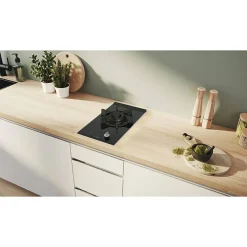Serie 8 PRA3A6I10 Svart Glaskeramik 30cm med Flameselect och Diskmaskinssäkra Stöd