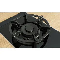 Serie 8 PRA3A6I10 Svart Glaskeramik 30cm med Flameselect och Diskmaskinssäkra Stöd