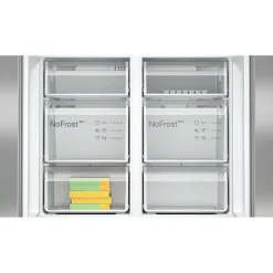 Side by Side Serie 4 KFN96VPEA French Door Silver