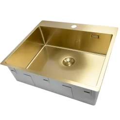 SOLID med clips och blandarplats PVD Gold