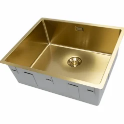 SOLID med clips PVD Gold