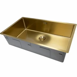 SOLID med clips PVD Gold
