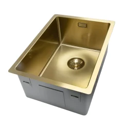 SOLID med clips PVD Gold